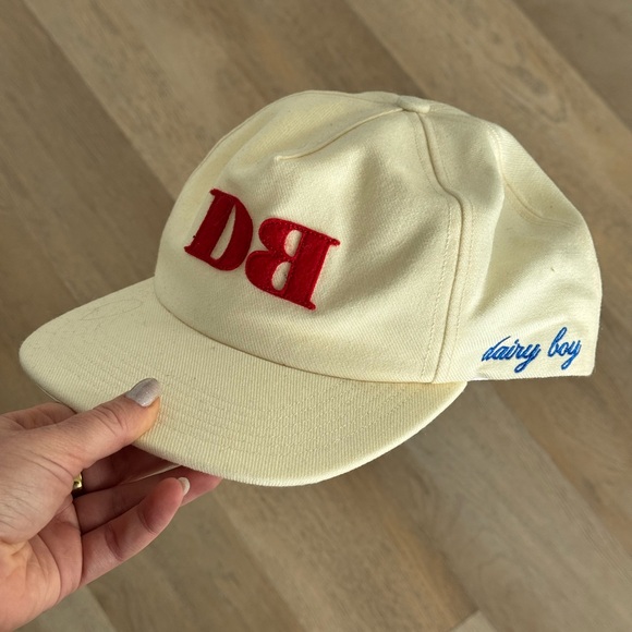 Dairy Boy Accessories - Dairy Boy Cream and Red Women's Hat